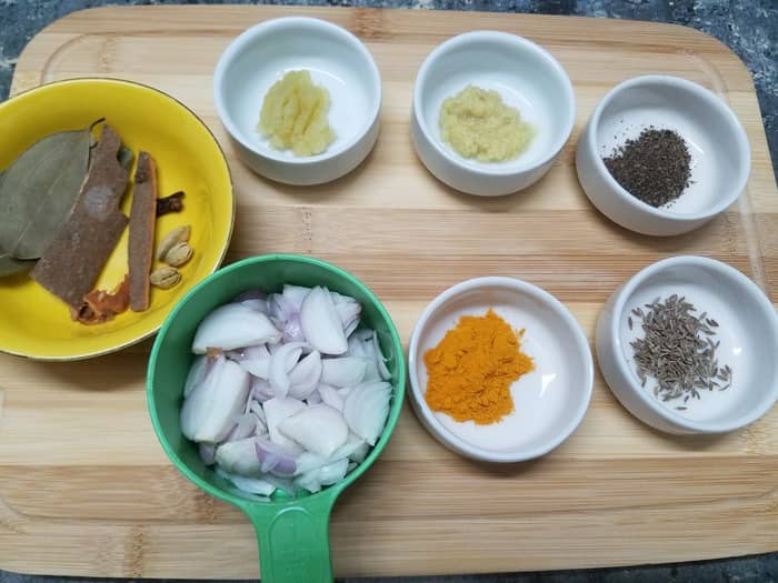Turmeric Rice Ingredients