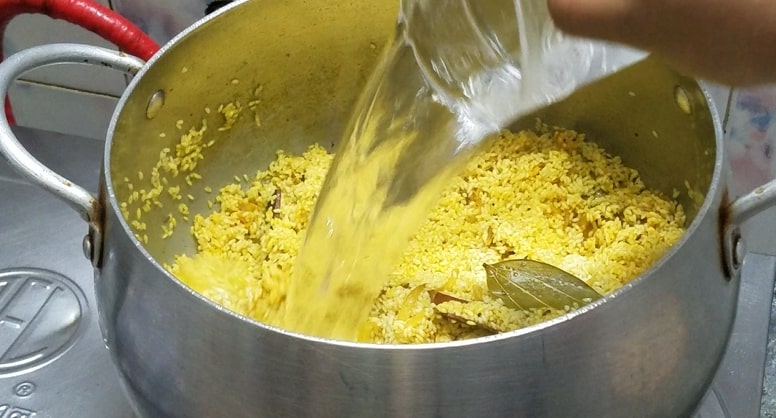 add water or stock