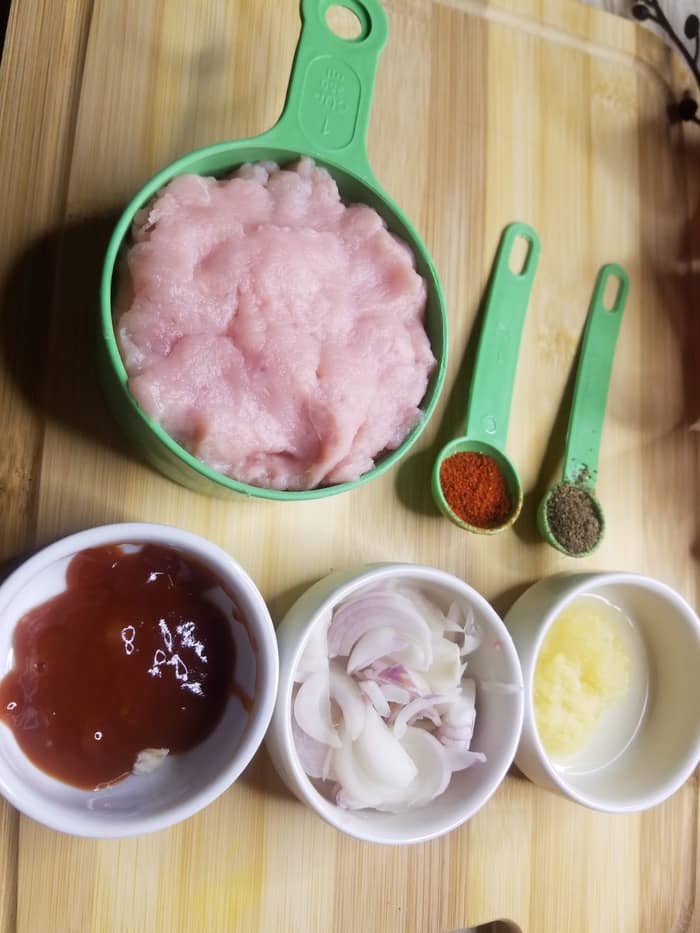 Ground chicken Ingredients