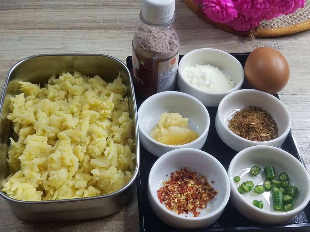 Ingredients for Aloo Paratha