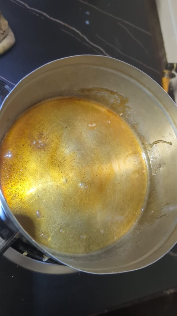 Making Perfect Caramel for the Cheese Flan